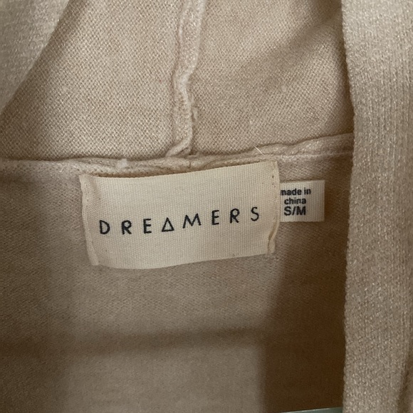 Dreamers long cream cardigan sweater. Women size S/M. - Picture 2 of 7
